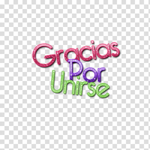 Gracias Por Unirte transparent background PNG clipart