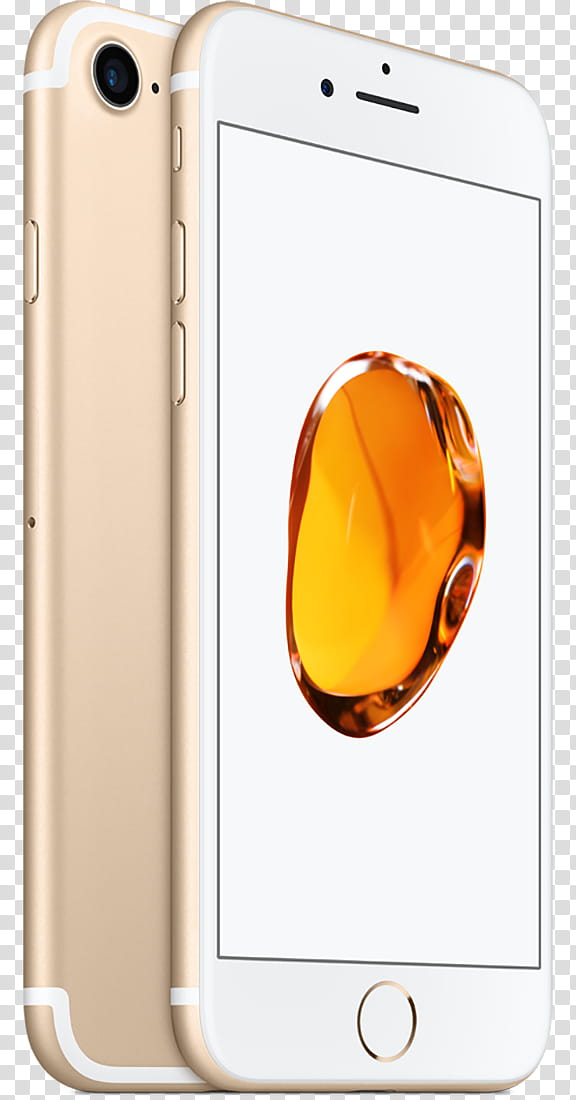 Gold Apple, Apple Iphone 7 Plus, Apple Iphone 8 Plus, Att Mobility, Smartphone, LTE, Mobile Phones, Amber transparent background PNG clipart