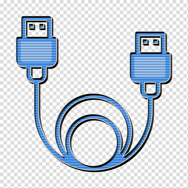 Data icon Data cable icon Electronic Device icon, Usb Cable, Data Transfer Cable, Networking Cables, Technology, Electronics Accessory, Electrical Supply transparent background PNG clipart