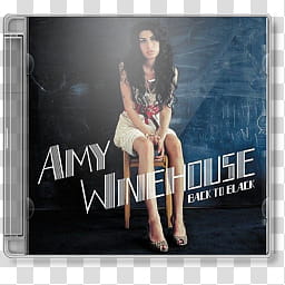 CD Case Collection A , AMY WINEHOUSE, Back to black_x- transparent background PNG clipart
