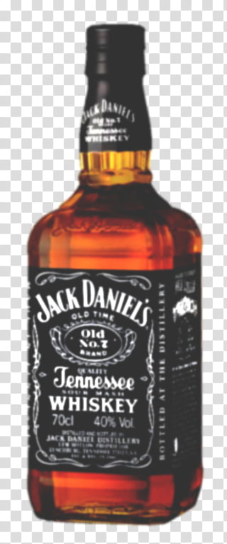 , Jack Daniel's whiskey bottle transparent background PNG clipart