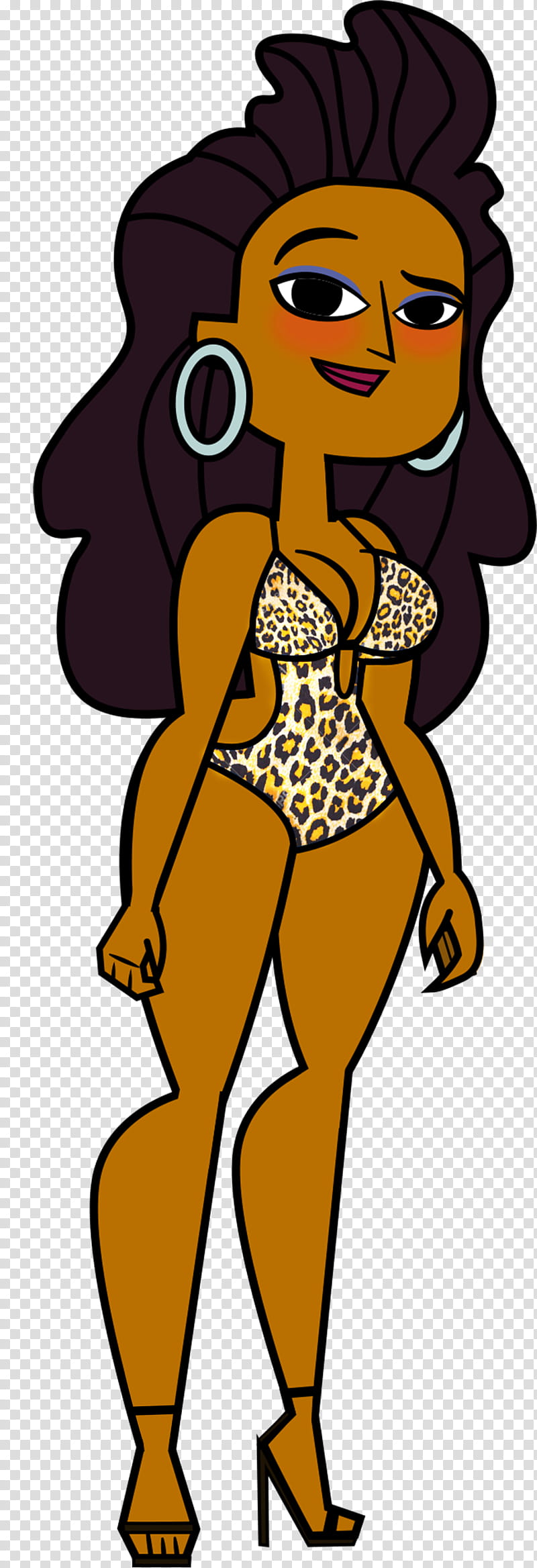 Anne Maria Cheetah Swimsuit transparent background PNG clipart