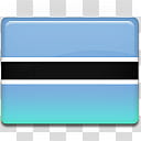 All in One Country Flag Icon, Botswana-Flag- transparent background PNG clipart