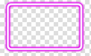 Lights, rectangular white and pink neon border transparent background PNG  clipart | HiClipart