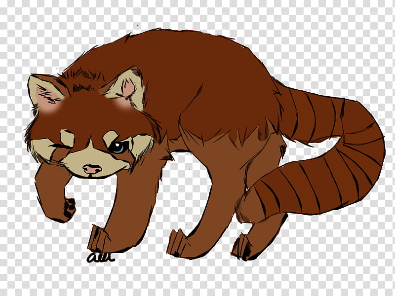 Abena~Red Panda Ref transparent background PNG clipart