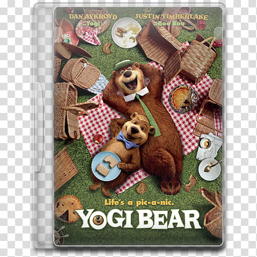 Movie Icon , Yogi Bear, Yogi Bear movie case transparent background PNG clipart