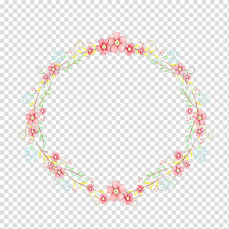 pink body jewelry fashion accessory jewellery necklace, Cartoon, Bracelet, Circle transparent background PNG clipart