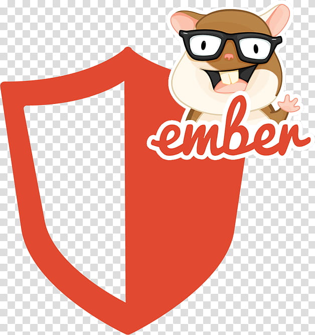 Javascript Logo, Emberjs, Web Application, Web Development, Animal, Character, Encryption, Red transparent background PNG clipart