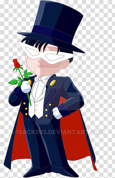 Chibi Tuxedo Kamen transparent background PNG clipart