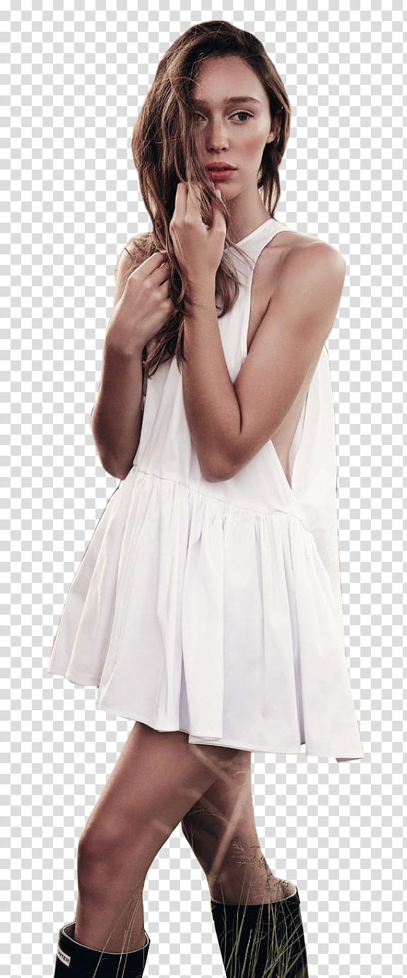 Alycia Debnam Carey, man wearing sleeveless top transparent background PNG clipart