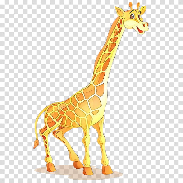 Animal, Northern Giraffe, Cartoon, Drawing, Zoo, Silhouette, Giraffidae, Animal Figure transparent background PNG clipart