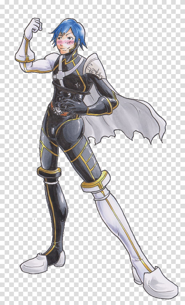 Chrom in the herosuit , male illustration transparent background PNG clipart