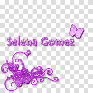 Texto de selena gomez transparent background PNG clipart thumbnail