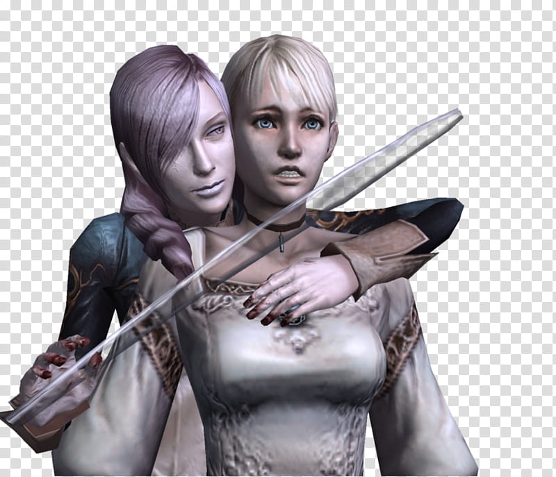 Haunting Ground Fiona and Daniella transparent background PNG clipart