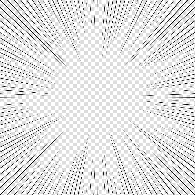 screentones action lines , black lines with sun rays drawing transparent background PNG clipart