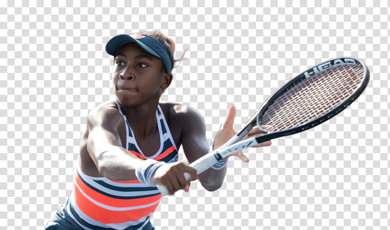 Badminton, Coco Gauff, Cori Gauff, Tennis Player, Racket, Tennis Racket, Soft Tennis, Racquet Sport transparent background PNG clipart