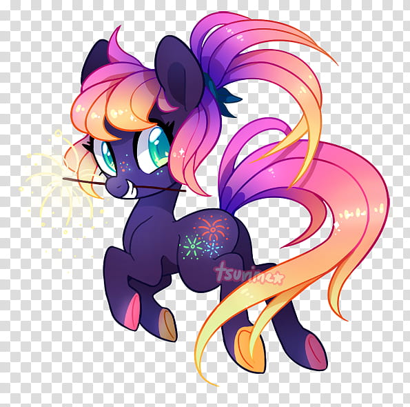 MLP Adoptable Auction Sparkler CLOSED, purple and pink The Little Pony transparent background PNG clipart