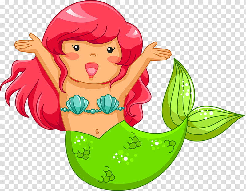 Mermaid, Drawing, Big, Cartoon, Angel transparent background PNG clipart