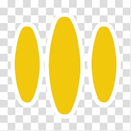 Snake Fish Bones Icon , YellowBody, three oval yellow shape illustration transparent background PNG clipart