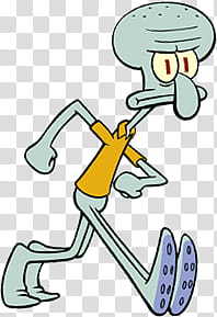 Squidward transparent background PNG clipart