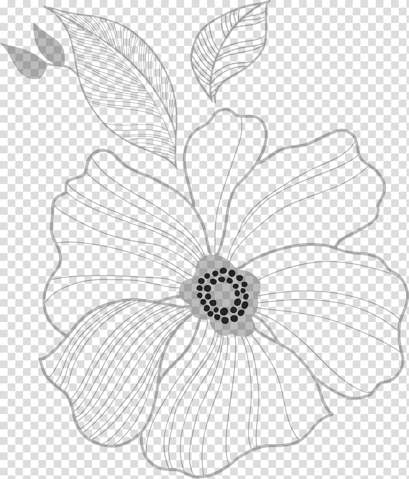 Flowers PS Brushes, gray flower illustration transparent background PNG clipart