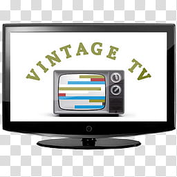 TV Channel Icons Music, Vintage TV transparent background PNG clipart