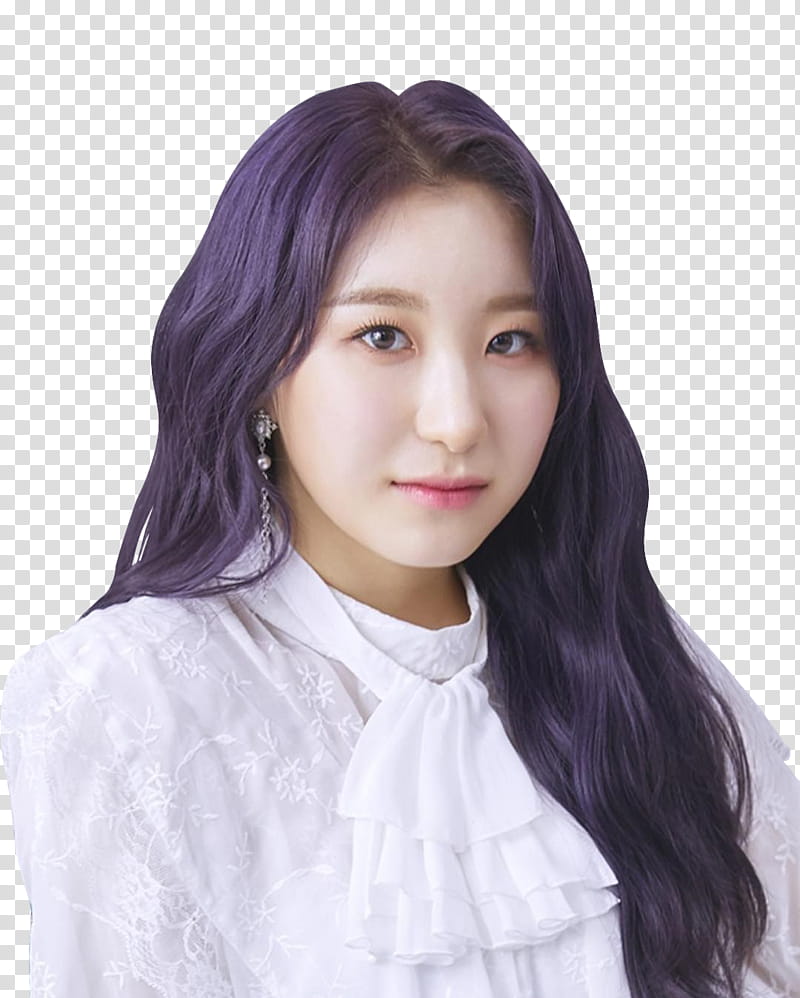 CHAEYEON COLOR IZ IZ ONE, portrait of woman transparent background PNG clipart