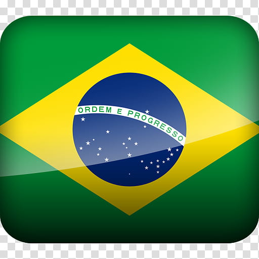 Flags of South America Icons, BR transparent background PNG clipart