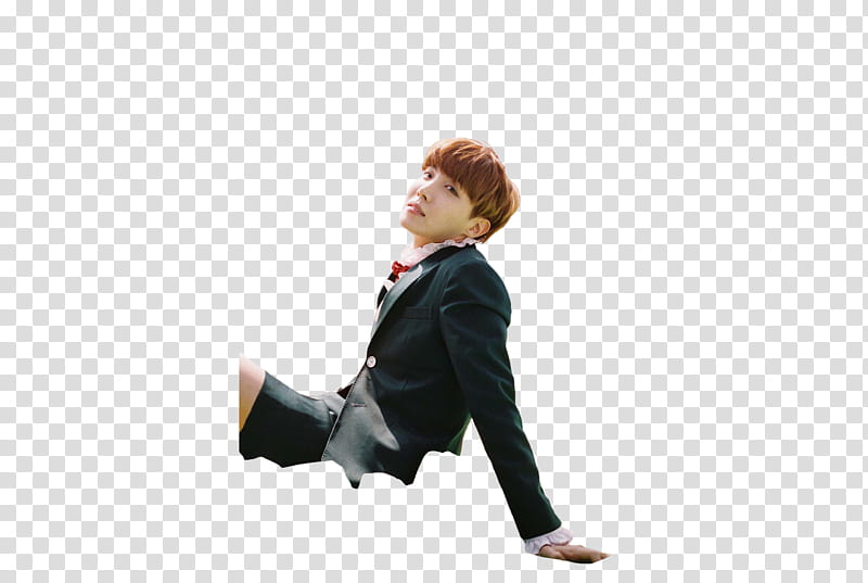BTS Young Forever Day Version, man leaning backward while sitting transparent background PNG clipart