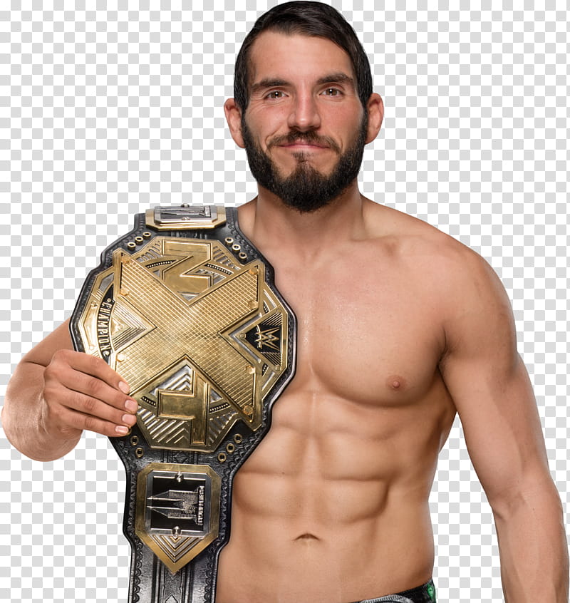 Johnny Gargano NXT Champion custom transparent background PNG clipart