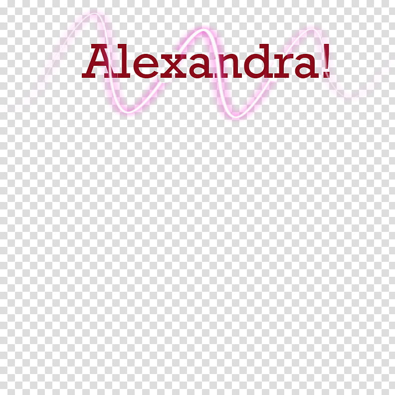 Texto Alexandra transparent background PNG clipart