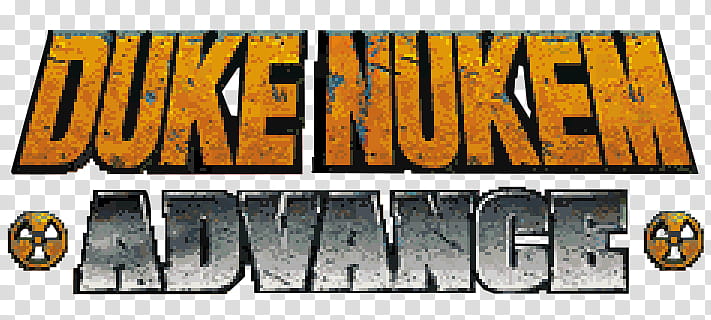 Duke Nukem Advance Logo transparent background PNG clipart