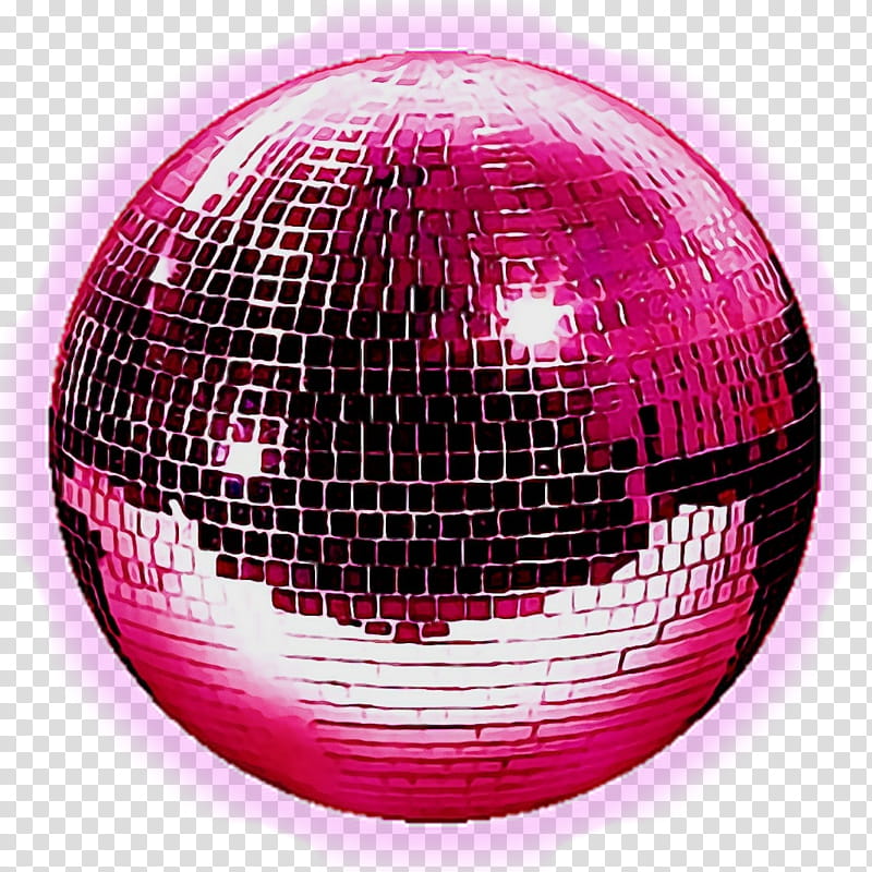 disco pink sphere ball magenta, Watercolor, Paint, Wet Ink, Music, World, Circle transparent background PNG clipart