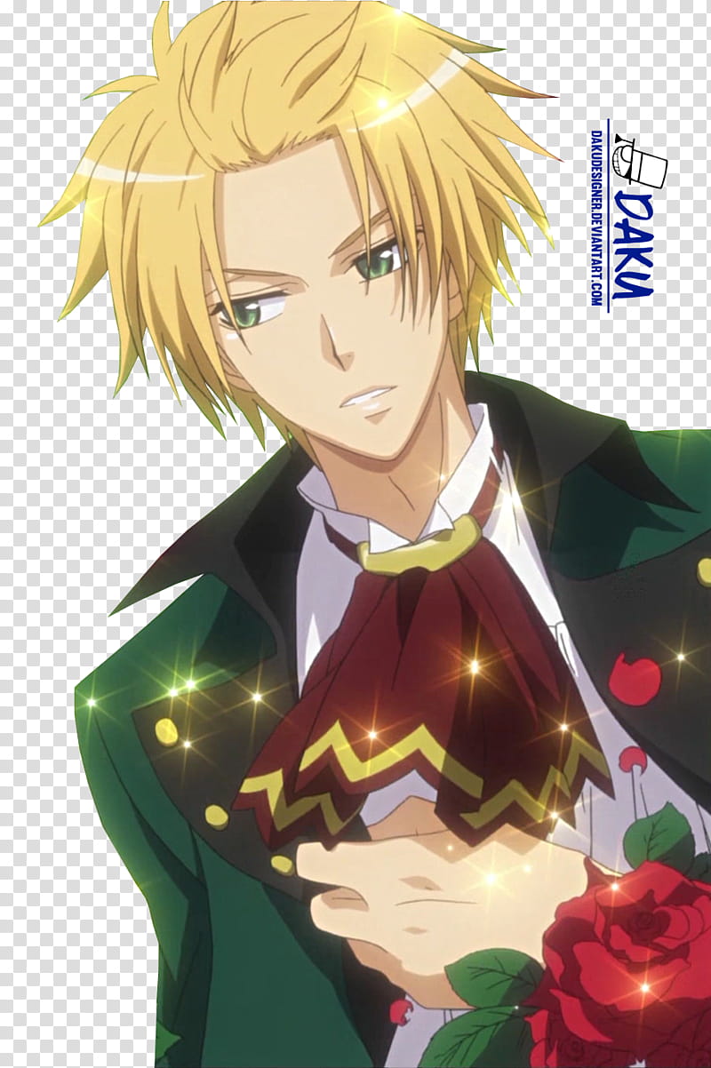 Takumi Usui, pretty, blond, guy, usui, maid sama, floral, sweet, nice, usui  takumi, HD wallpaper | Peakpx