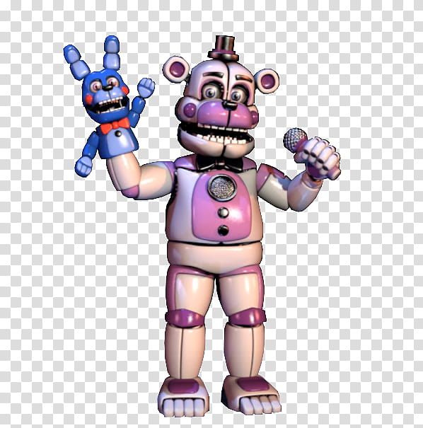 Funtime Freddy With Bonnie transparent background PNG clipart
