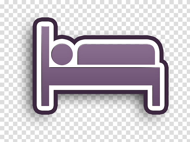 Bed icon Home Appliances and Furniture icon, Text, Line, Logo, Rectangle transparent background PNG clipart