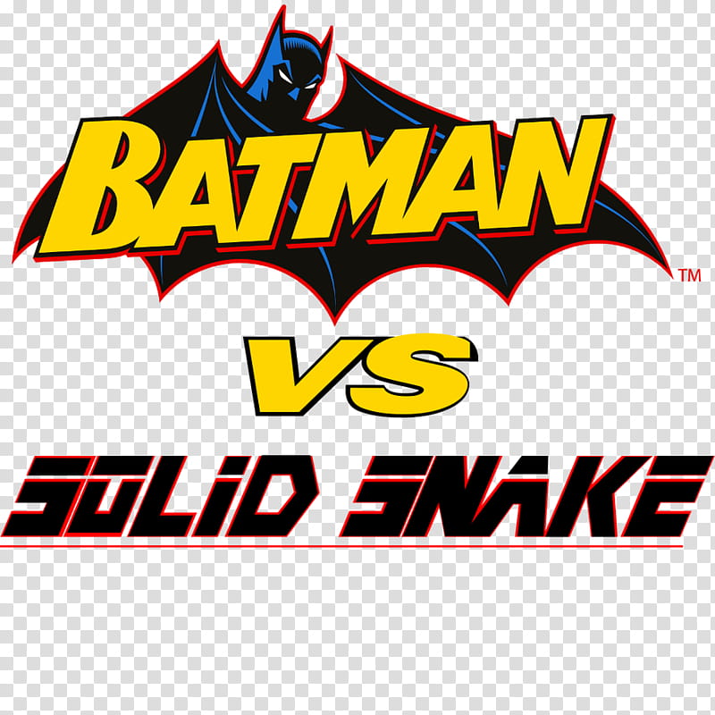 Batman Vs. Solid Snake Logo (Version ) transparent background PNG clipart