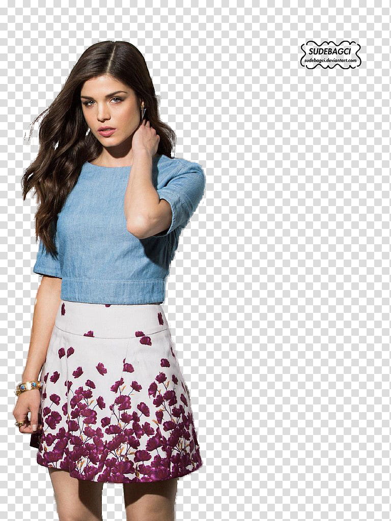Marie Avgeropoulos, woman placing her left arm on nape transparent background PNG clipart