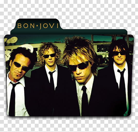 Bon Jovi Folders, Bon Jovi boy band folder icon transparent background PNG clipart