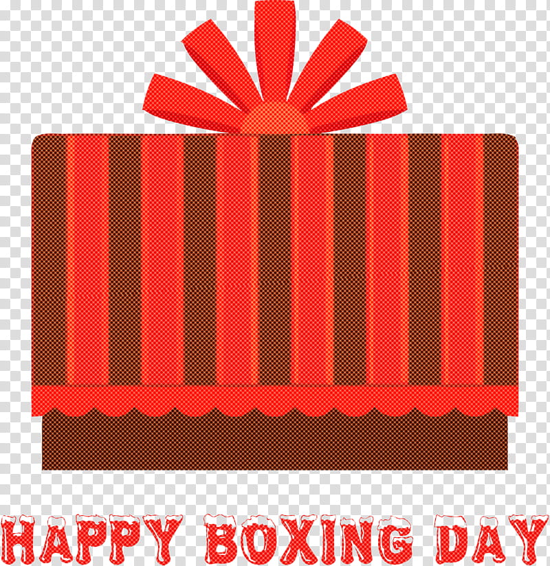 Happy Boxing Day boxing day, Red, Rectangle, Gift Wrapping, Line, Present, Ribbon transparent background PNG clipart