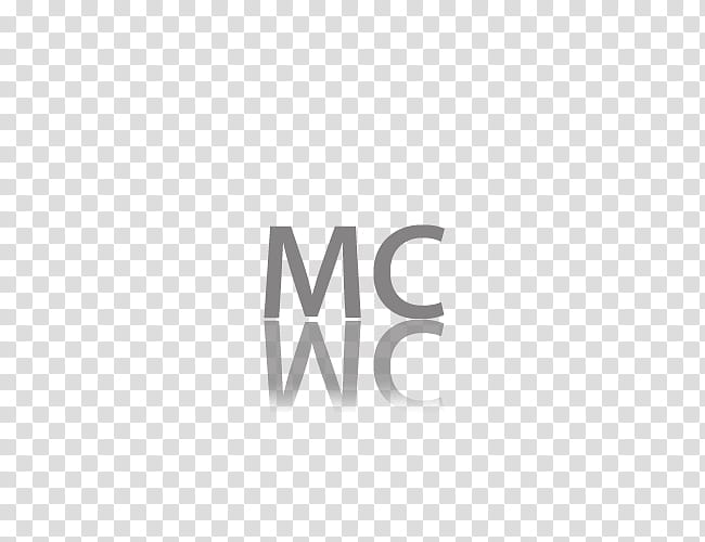 Krzp Dock Icons v  , MC, gray letter MC transparent background PNG clipart