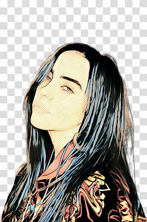 Vintage, Pop Art, Retro, Black Hair, Hair Coloring, Portrait, Brown Hair, Character transparent background PNG clipart thumbnail