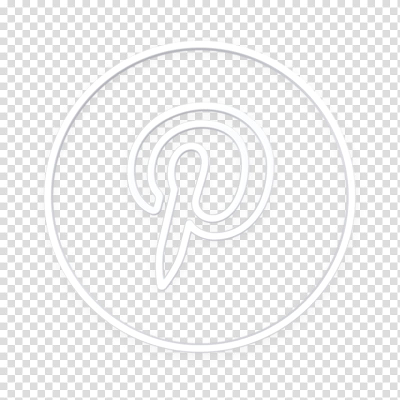 pinterest icon white