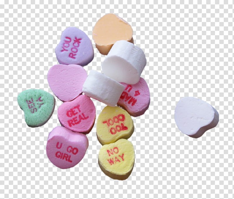 Candy Hearts s, heart-shaped decor lot art transparent background PNG clipart