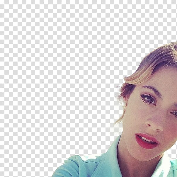 Martina Stoessel, woman taking selfie transparent background PNG clipart