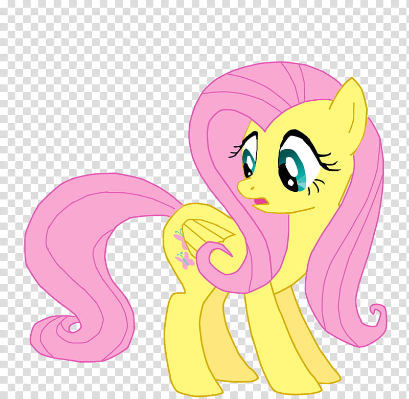 My Little Pony, yellow and pink My Little Pony transparent background PNG clipart