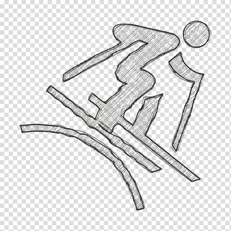 freestyle icon moguls icon olympic icon, Skiing Icon, Line Art transparent background PNG clipart