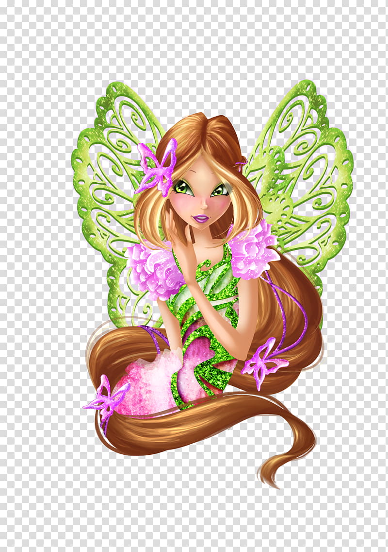 Winx Flora butterflix d couture transparent background PNG clipart