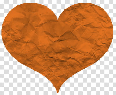 Corazones, heart-shaped orange illustration transparent background PNG clipart