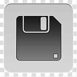 Quadrates Extended, black diskette transparent background PNG clipart